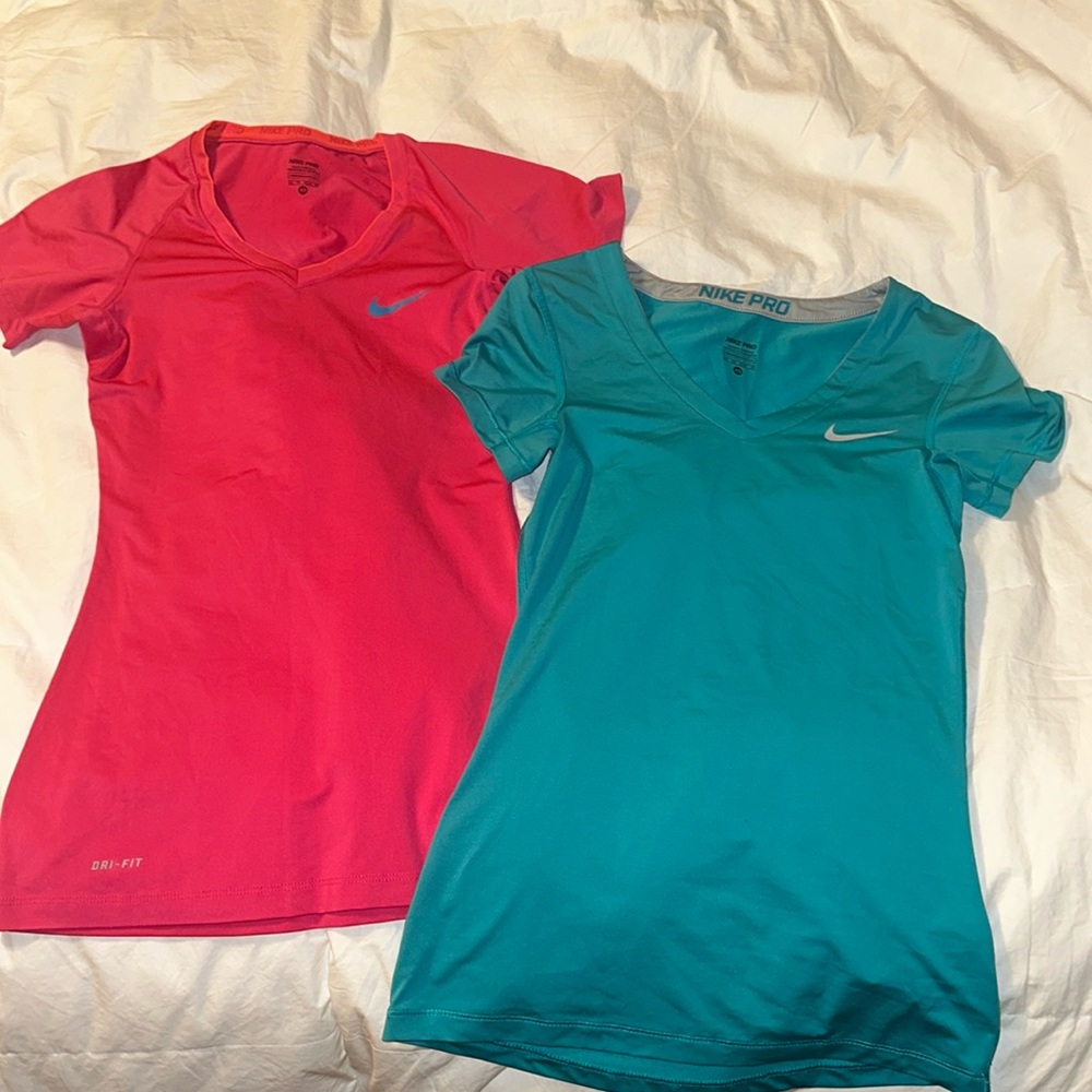Nike Pro Compression V-Neck Shirts